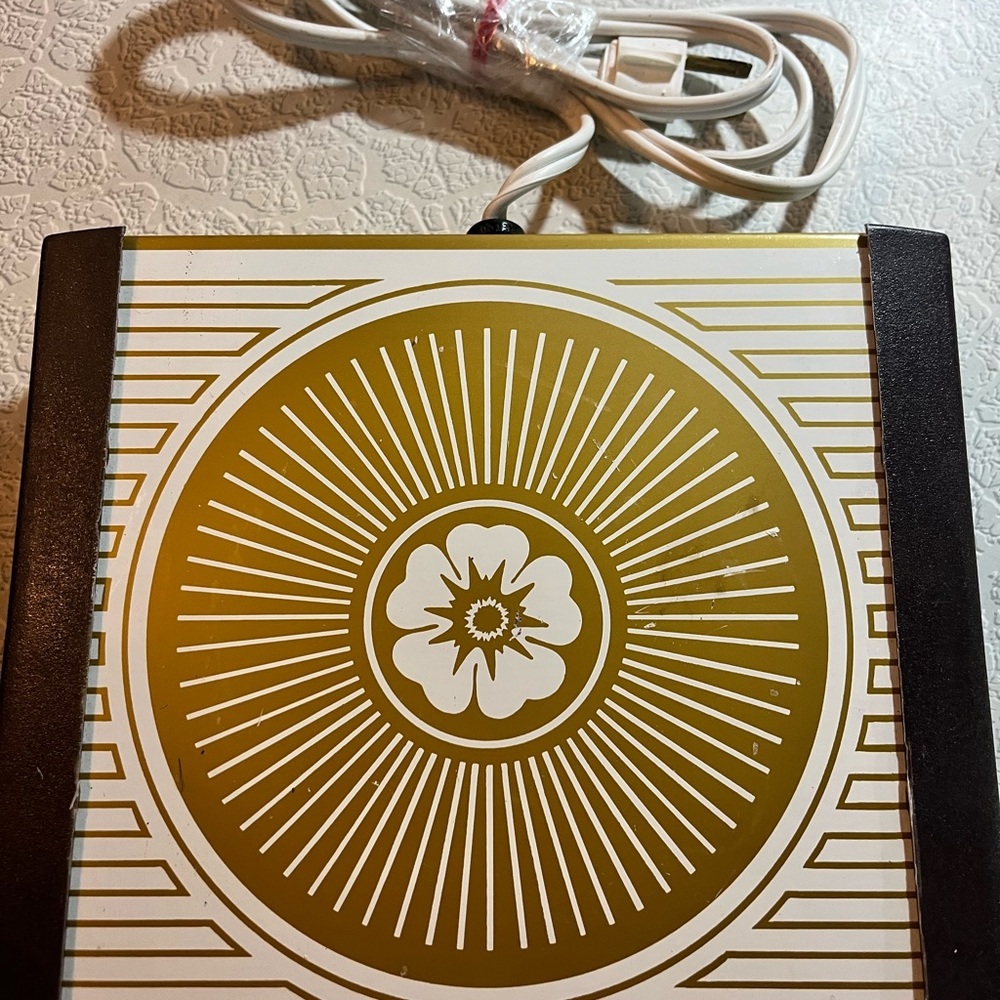 Vintage Warm-O-Tray Hot Plate Harvest Fruit Electric Atlantic Precision WORKS